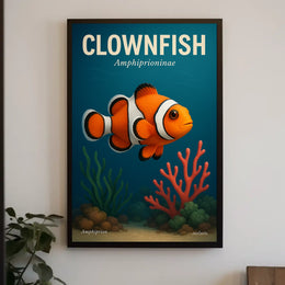 Clownfish Amphiprioninae Poster