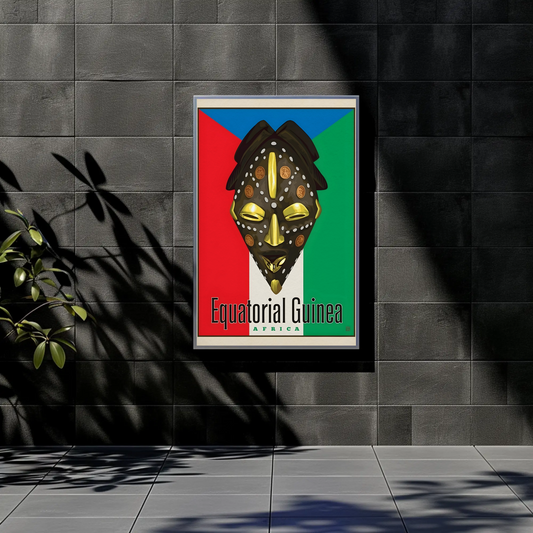Vintage Poster Equatorial Guinea Africa