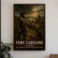 Fort Caroline 16Th-Century French Poster