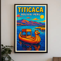 Titicaca Bolivia-Peru Adventure Poster