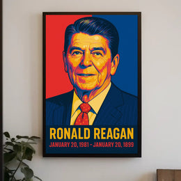 Ronald Reagan Presidential Tribute Poster