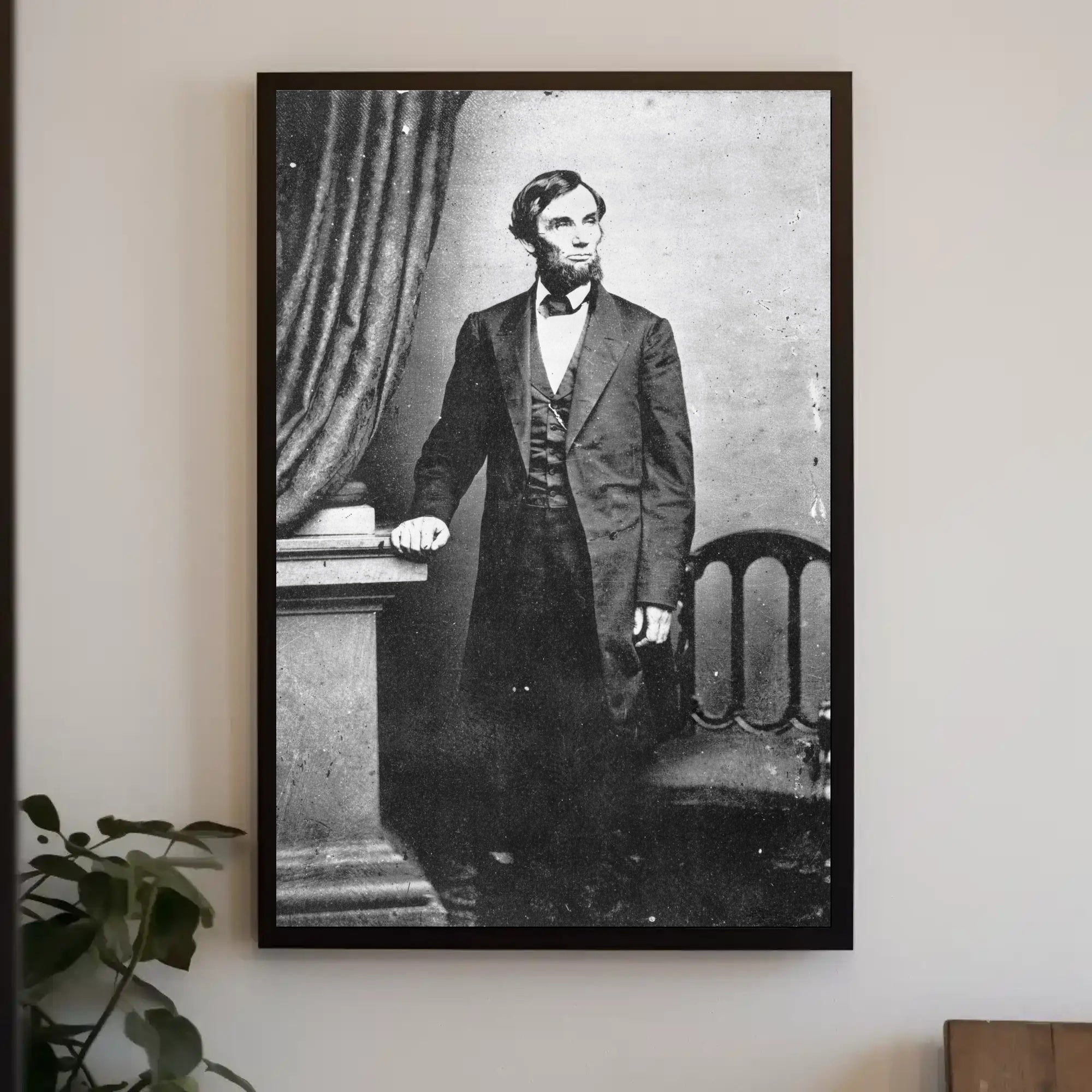 Abraham Lincoln Glasses in Hand Poster Artwork PosterGoat