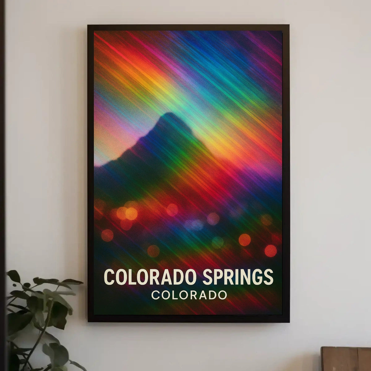 Colorado Springs Vivid Landscape Poster