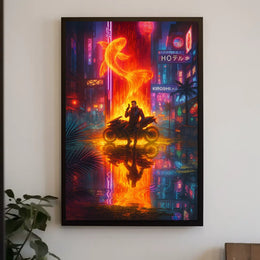 Enigmatic Typography Modern Art Poster