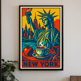 New York Iconic Imagery Poster