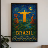 Brazil A Vibrant Celebration Poster