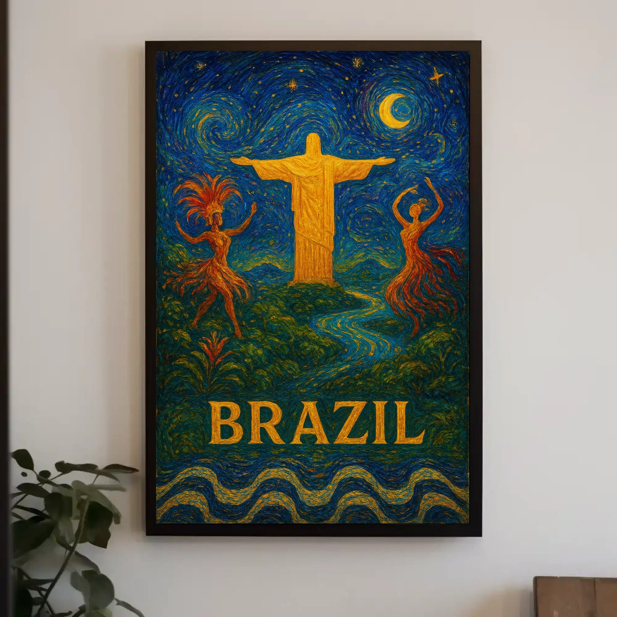 Brazil A Vibrant Celebration Poster