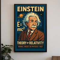 Albert Einstein Theory Of Relativity Poster