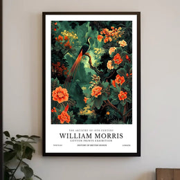 William Morris Arts and Crafts Vintage Artistic Poster