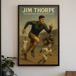 Jim Thorpe The Greatest Athlete Of All Poster