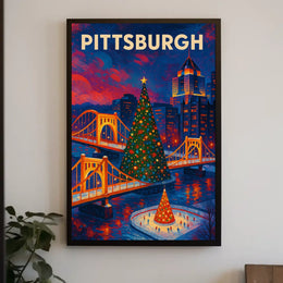 Pittsburgh Winter Wonderland Poster