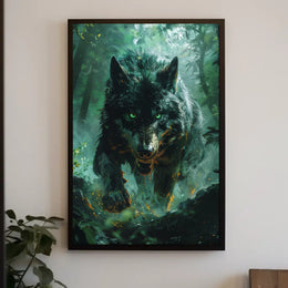The Enigmatic Wolf Poster PosterGoat
