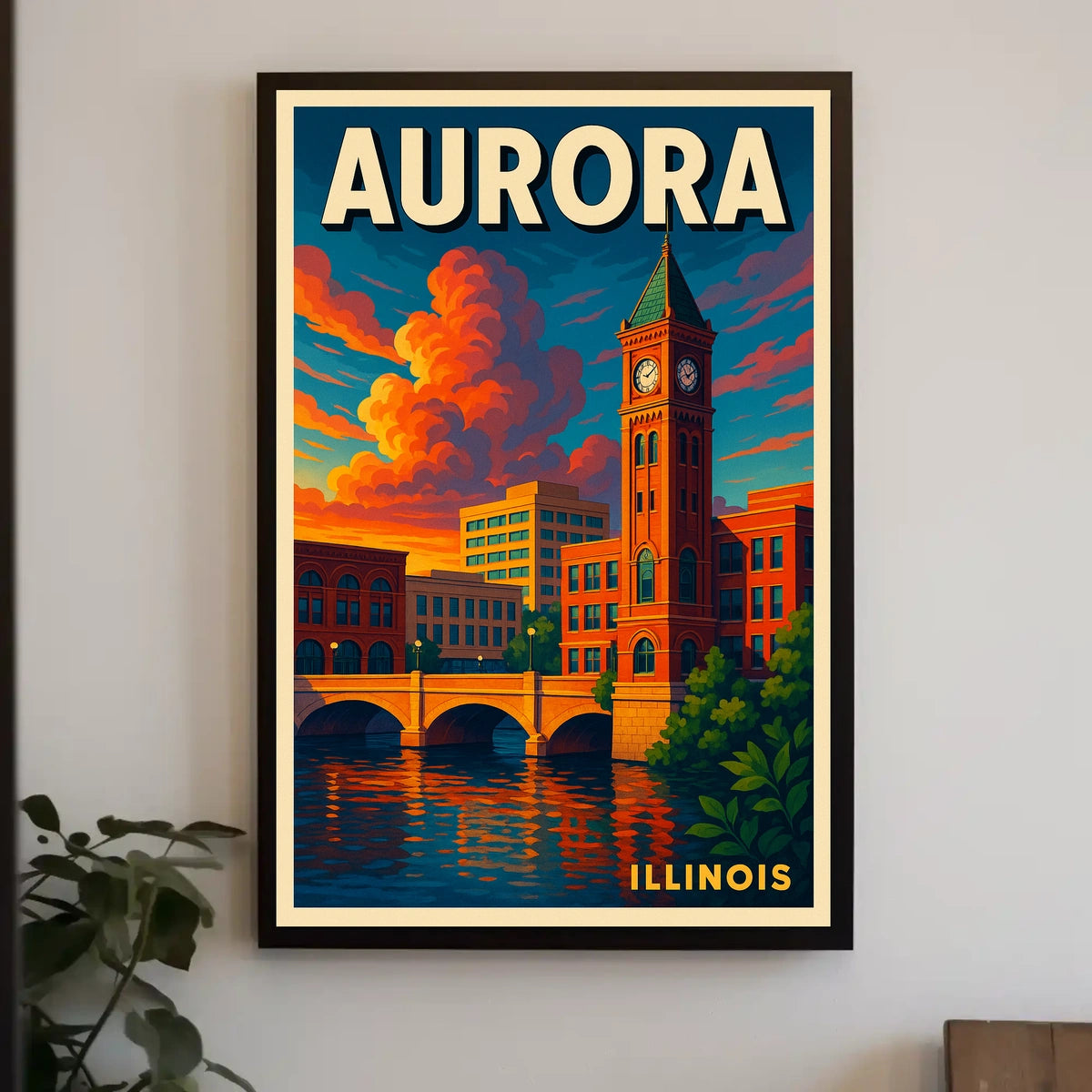Aurora, Illinois Poster