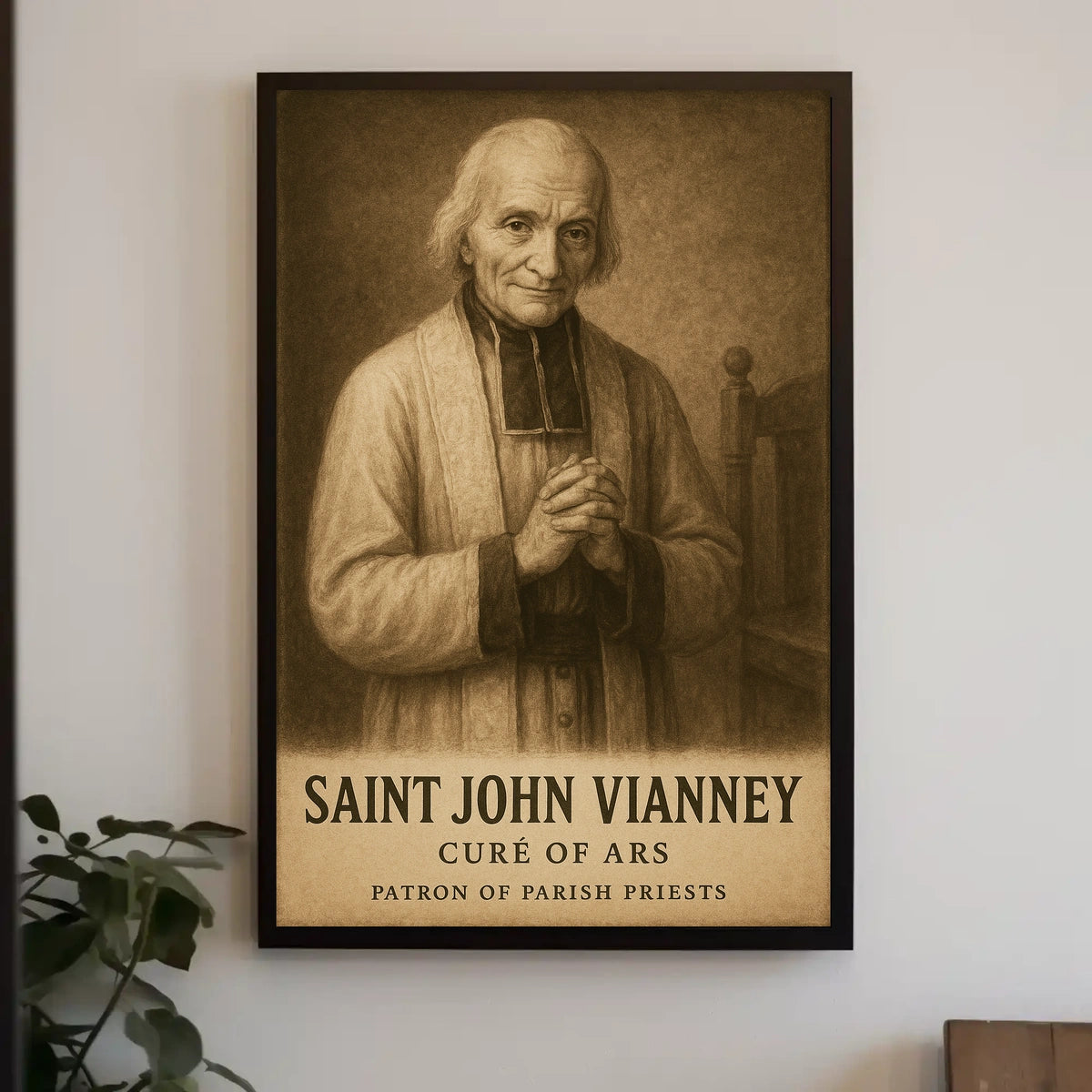 Saint John Vianney Curé Of Ars Poster