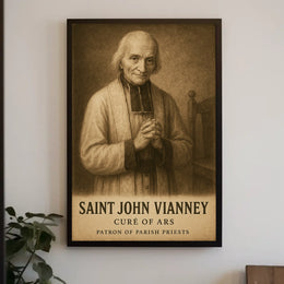 Saint John Vianney Curé Of Ars Poster
