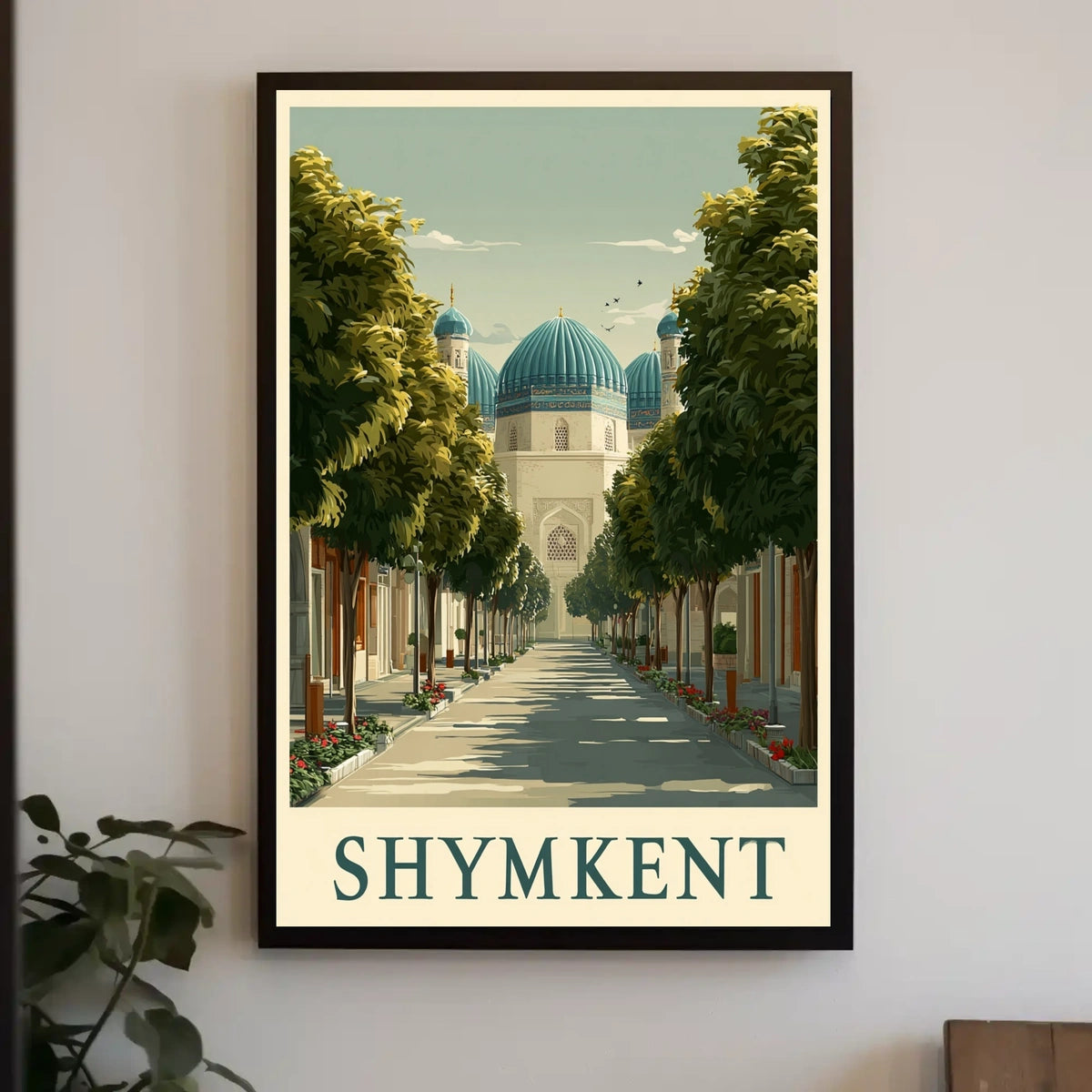 Shymkent Architectural Splendor Poster