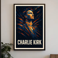 Charlie Kirk Visionary Portrait Poster