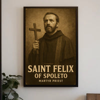 Saint Felix Of Spoleto Poster