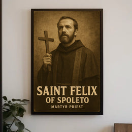 Saint Felix Of Spoleto Poster