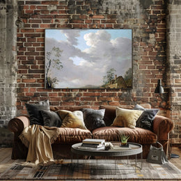 Pastoral Countryside Landscape Art Classic European Poster