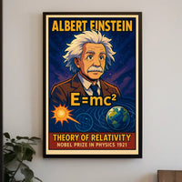 Albert Einstein Nobel Prize In Physics Poster