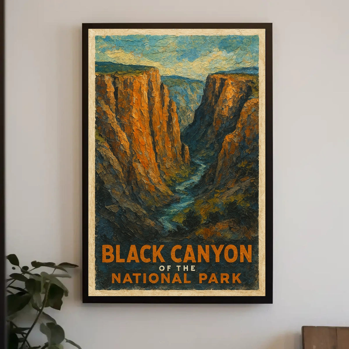 Black Canyon Of The National Park Poster