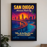 San Diego Americas Finest City Poster