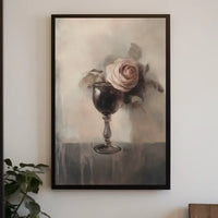 Rose in a Glass Poster