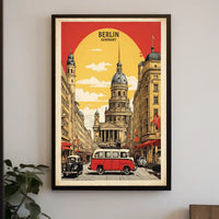 Berlin Vintage Travel Poster