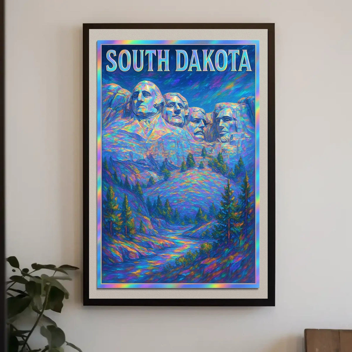 Mount Rushmore In South Dakota Poster
