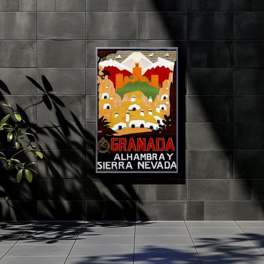 Granada Travel Poster