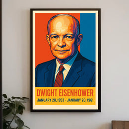 Dwight Eisenhower Presidential Tenure Poster