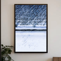 Winter Landscape from Above Poster