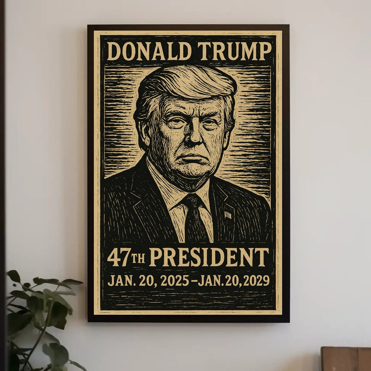 Donald Trump Patriot Visionary Expressionism Poster