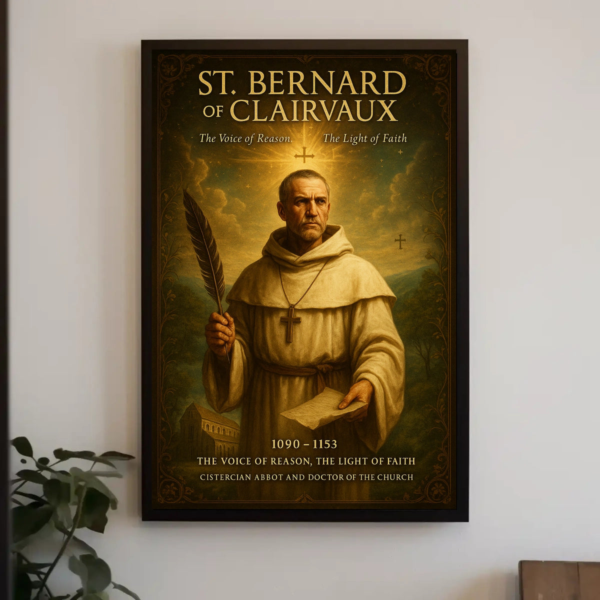 St. Bernard Of Clairvaux The Voice Of Poster