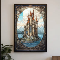 Enchanted Castle By The Sea Poster