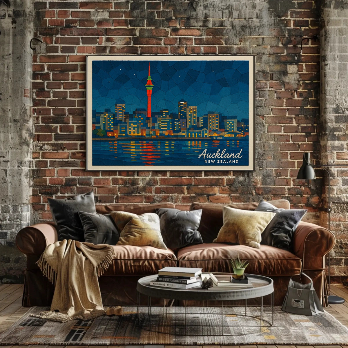 Auckland Skyline Poster