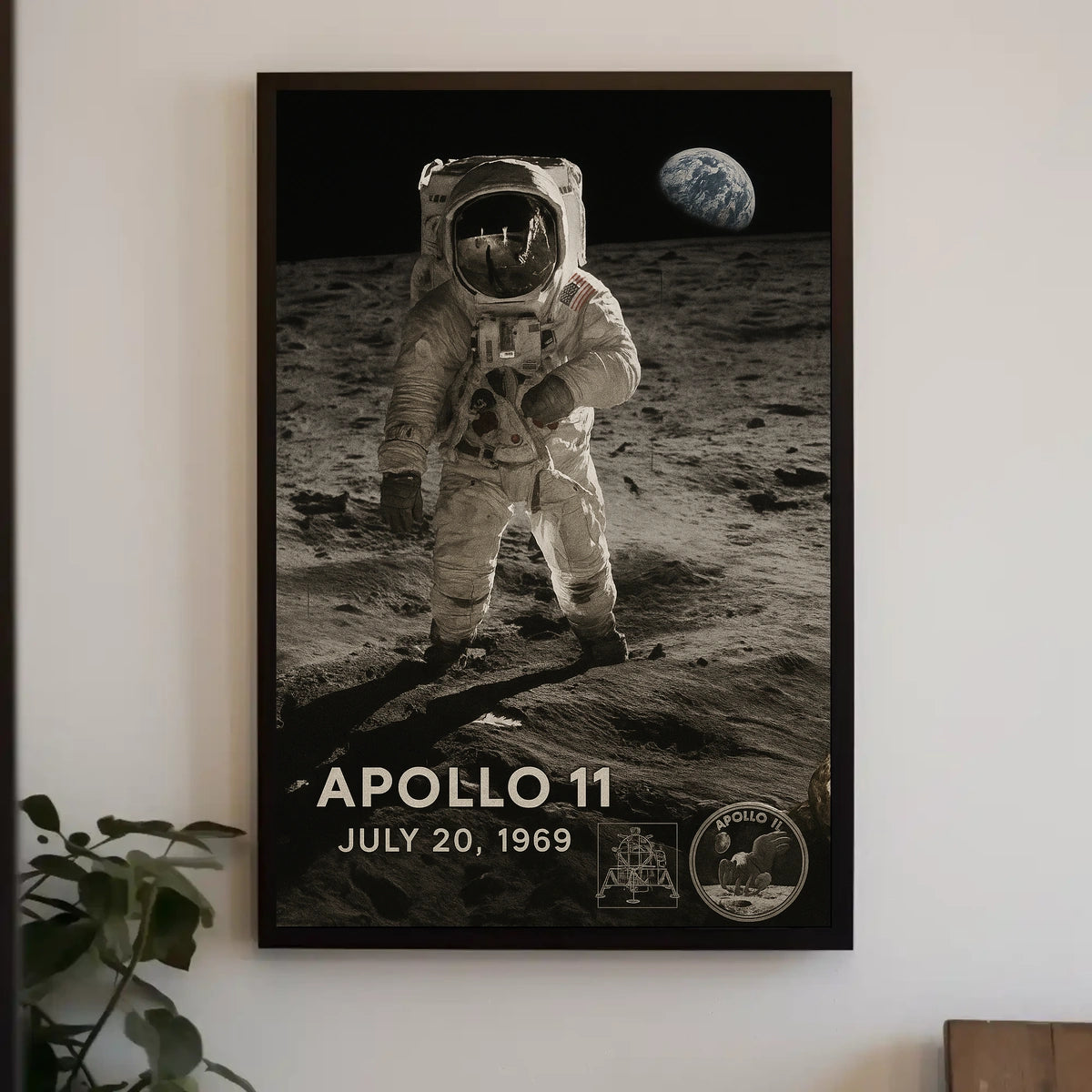 Apollo 11 Moon Landing Poster