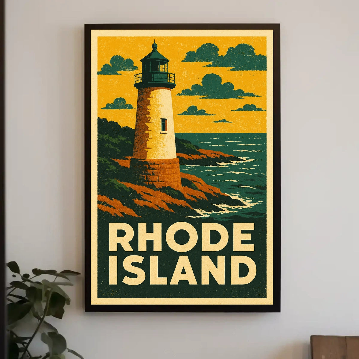 Rhode Island Lighthouse Poster