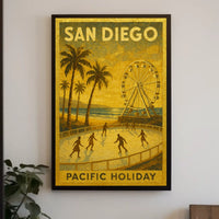 San Diego Pacific Holiday Poster