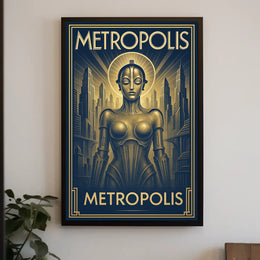 Metropolis  Art Deco Futurism Poster PosterGoat