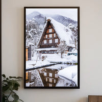 Winter in Shirakawa-go Poster