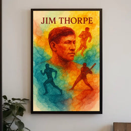 Jim Thorpe A Legendary Athlete Poster