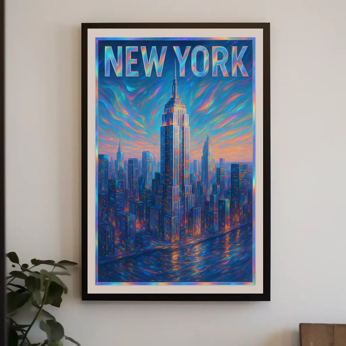 Vibrant New York Skyline Poster