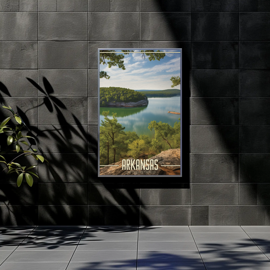 Arkansas Vintage Poster