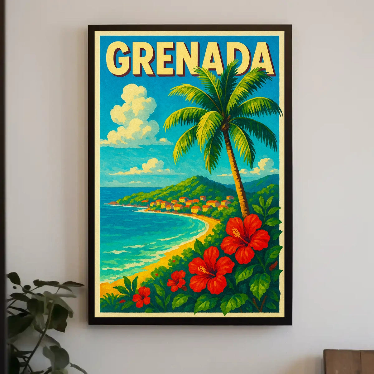 Grenada Tropical Paradise Poster