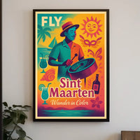 Fly To Sint Maarten Poster