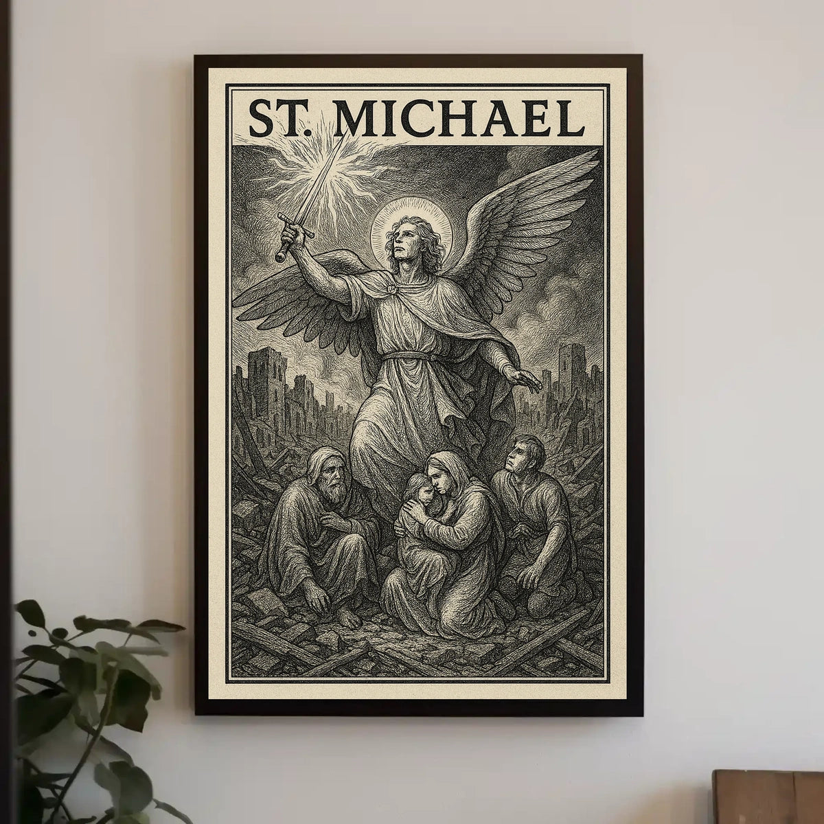 St. Michael Protector And Guardian Poster