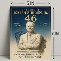 Joseph R. Biden Jr. 46th President Poster PosterGoat