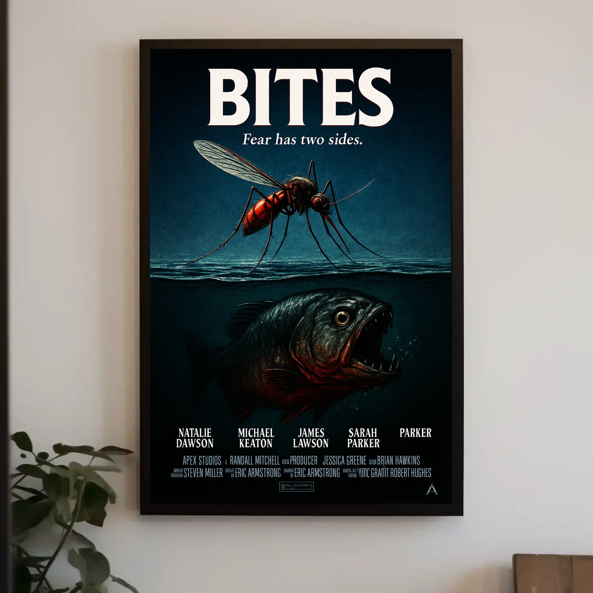 Bites Fear Has Two Sides Poster PosterGoat